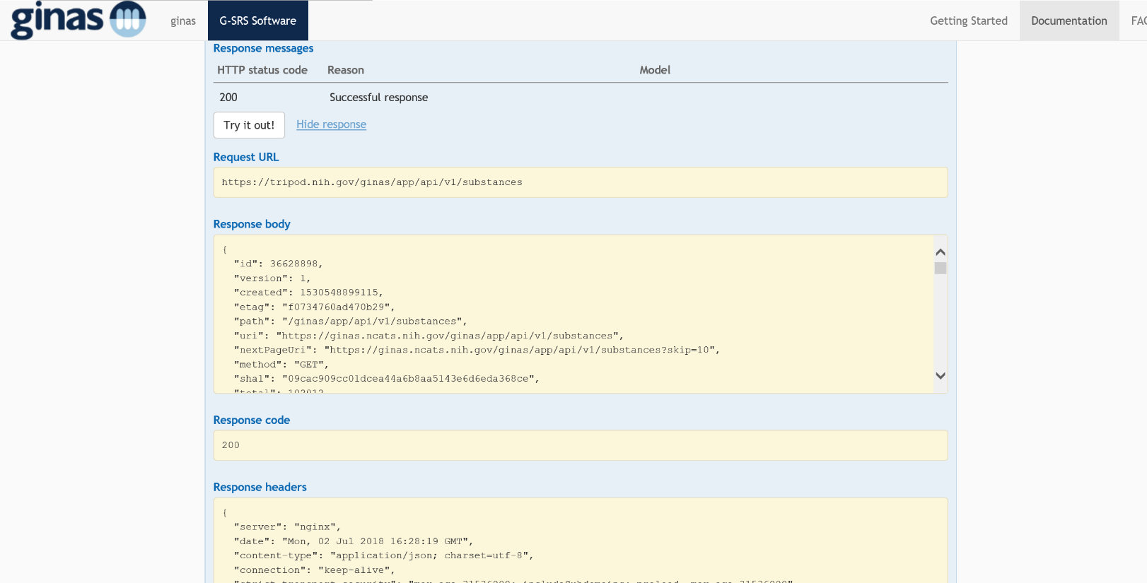 news-gsrs-api-example G-SRS API Example